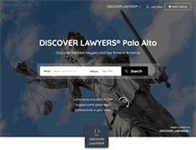 Tablet Screenshot of discoverlawyers.com